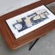 Decorative coffee table with bar by Alfred Hendrickx for Belform, 1950s