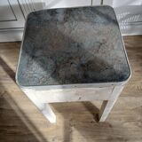 Old vintage shoe shine stool