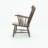 Scandinavian spindle back armchair 1960s