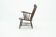 Fauteuil scandinave à dossier fuseau années 1960