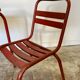 Red Tolix bistro set