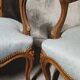 Fauteuils cabriolet Louis XV retapissés