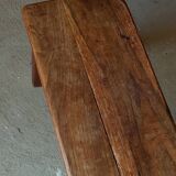 Brutalist oak bench 90 cm