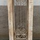 Guéridon ancien en bois et fer forgé
