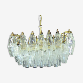 Stunning 1960 Italian murano glass chandelier