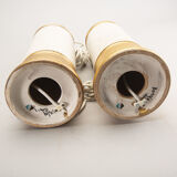 Pair of Bergboms Bitossi table lamps feet, XXth century