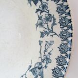 Assiette terre de fer H.B et Cie
