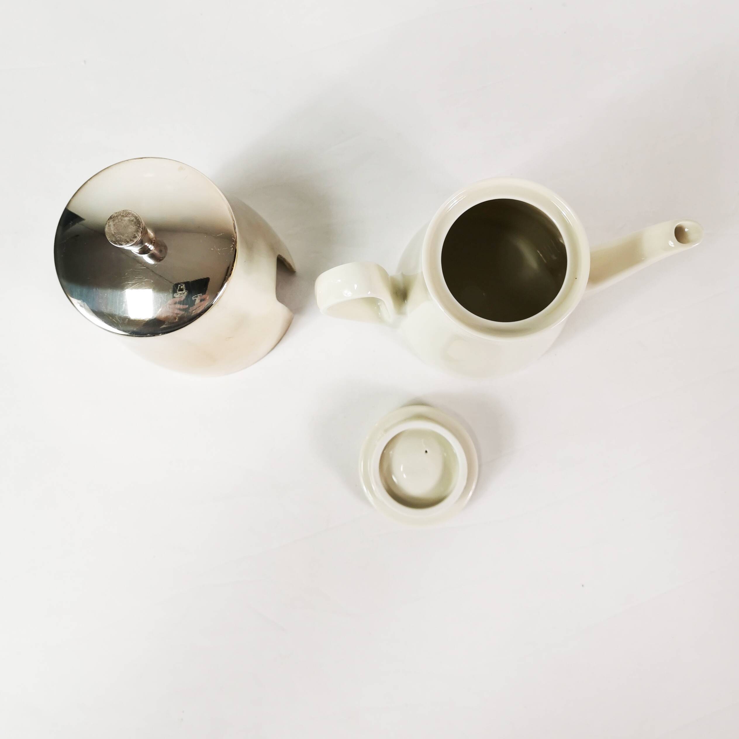 Art Deco jug with warmer, HKE, Germany, 1950s