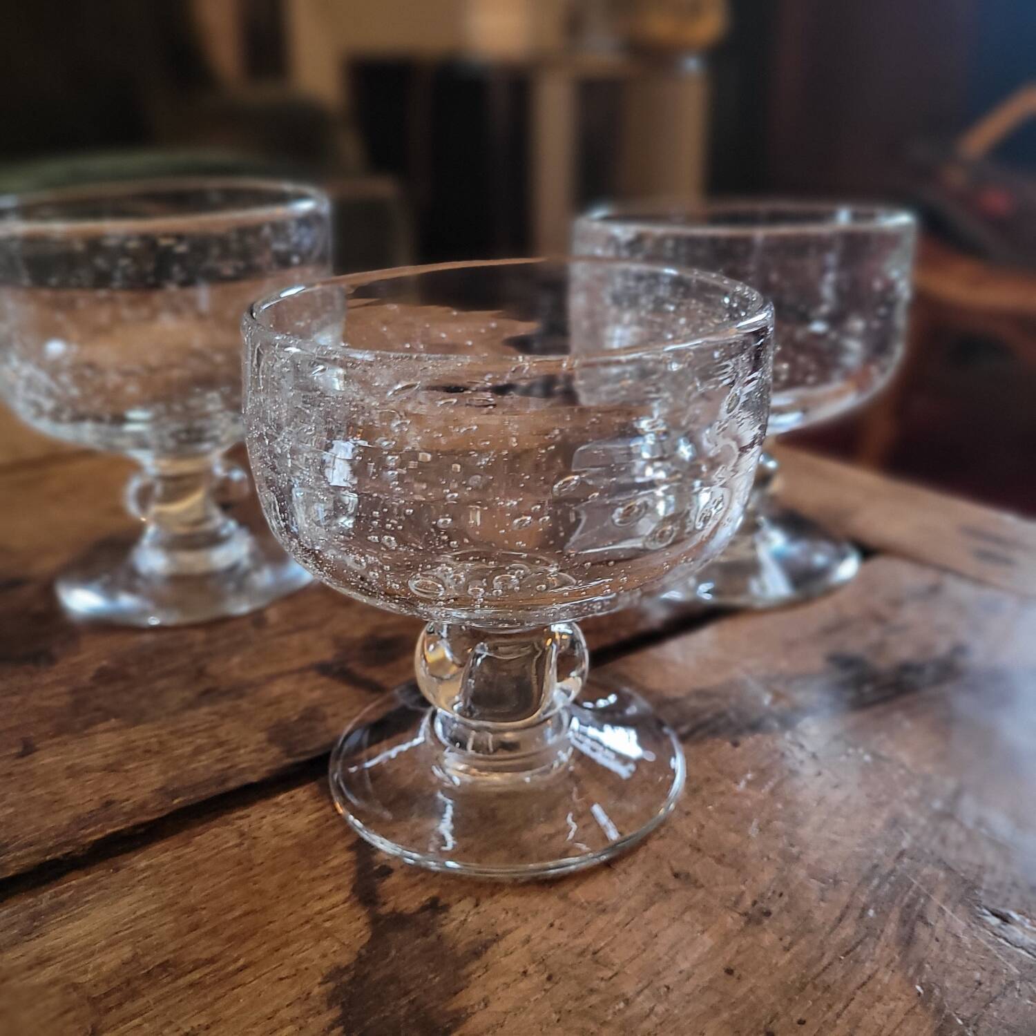 Blown Glass Bubble Bowls - La Rochère -