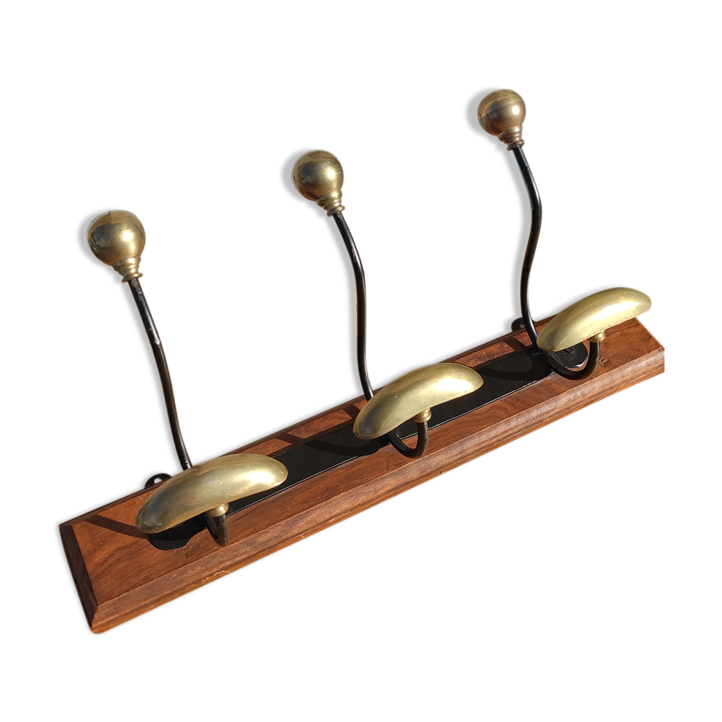 Vintage wall coat rack