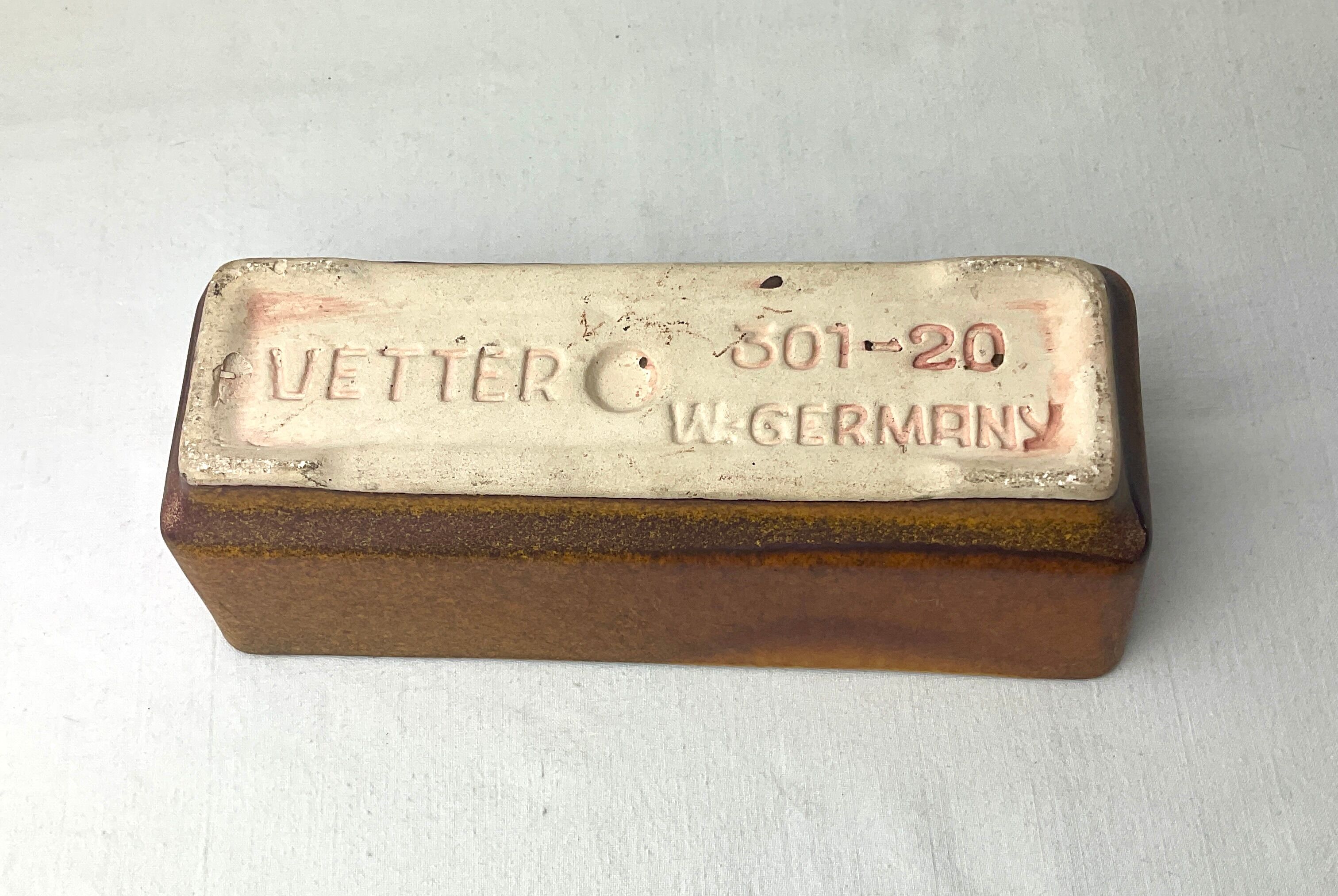 Vintage rectangular pot cover W Germany