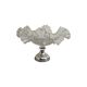 Antique wire glass bonbonniere on silver base