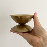 5 bougeoirs en laiton