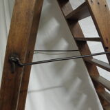 Oak stepladder in clear pine wood