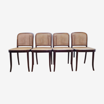 Set of 4 chairs Thonet model Prague 811