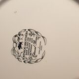 Flat plates Johnson Brothers 1980s "Eternal Beau" octagonal design