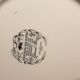 Flat plates Johnson Brothers 1980s "Eternal Beau" octagonal design