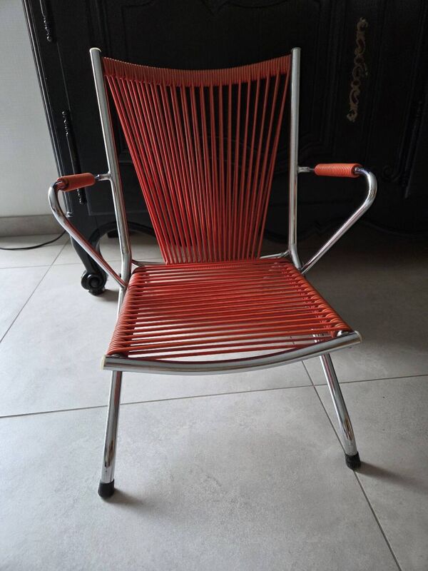 Chaise enfant Scoubidou année 60'