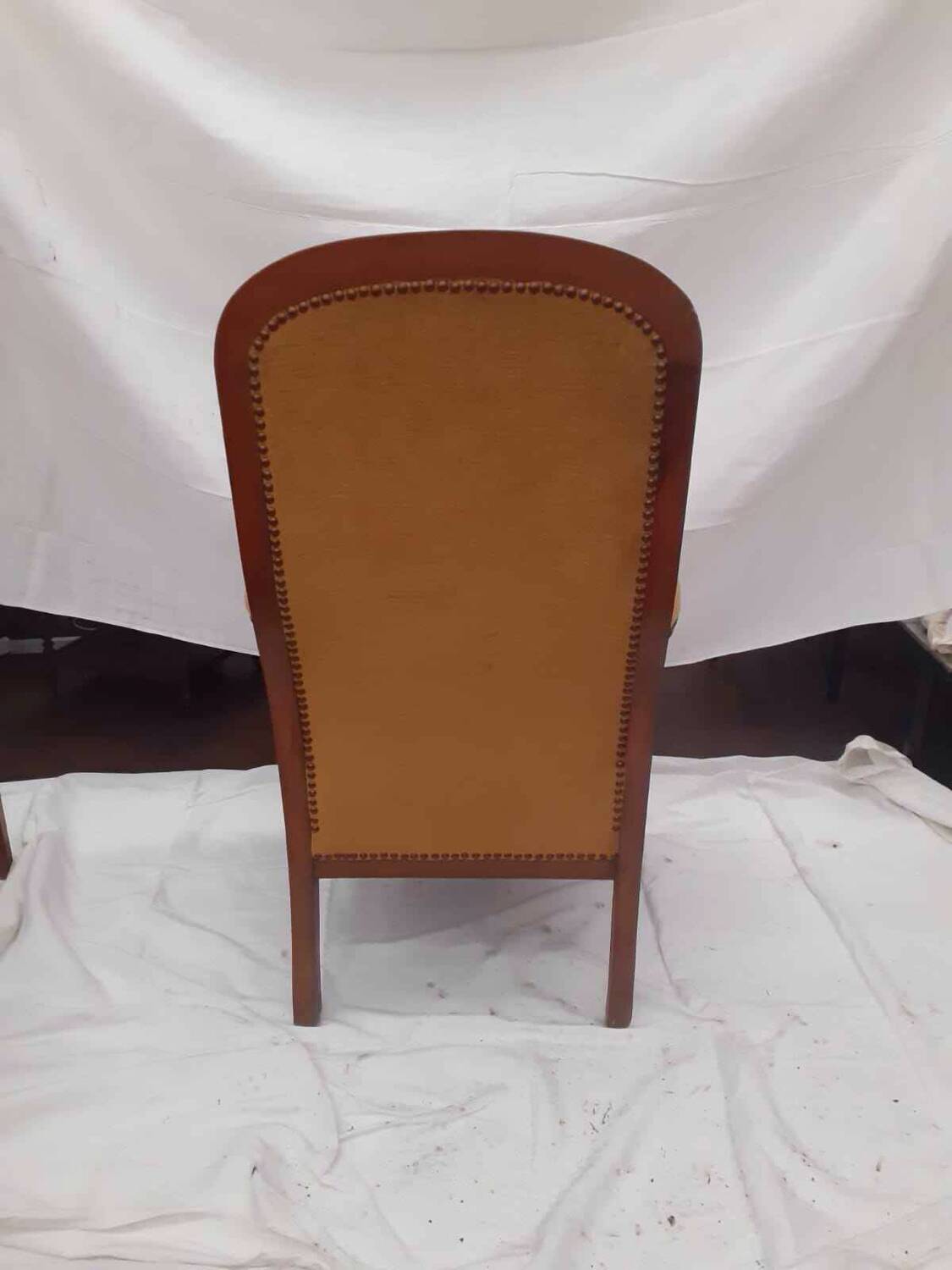 Louis XV style Voltaire armchair