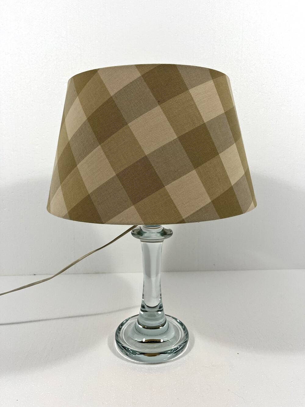 Holmegaard glass table lamp Astoria 1970's