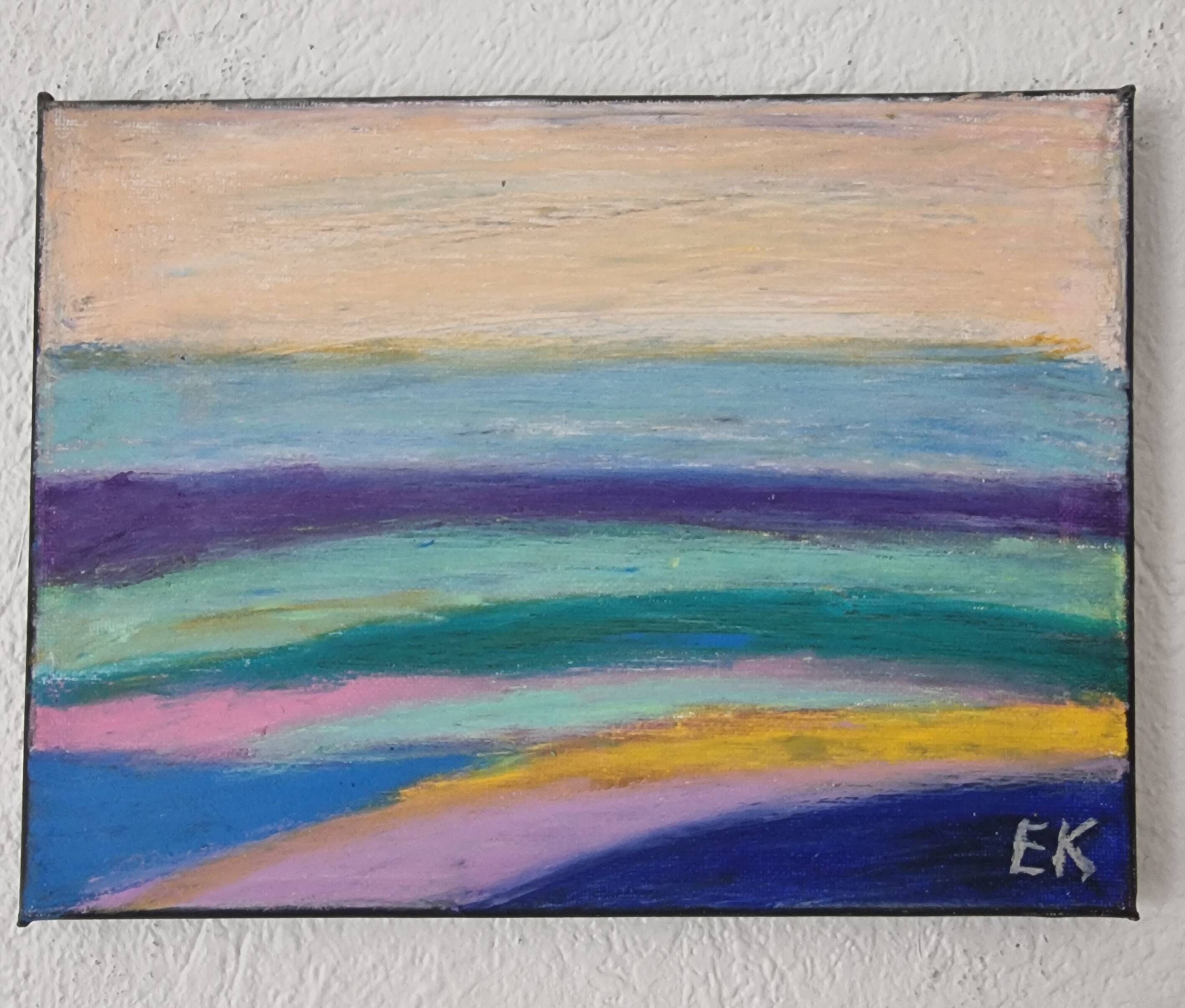 Pastel oil painting