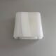 Simple wall lamp in heavy Murano glass from the mid-century, 1960, Italy.