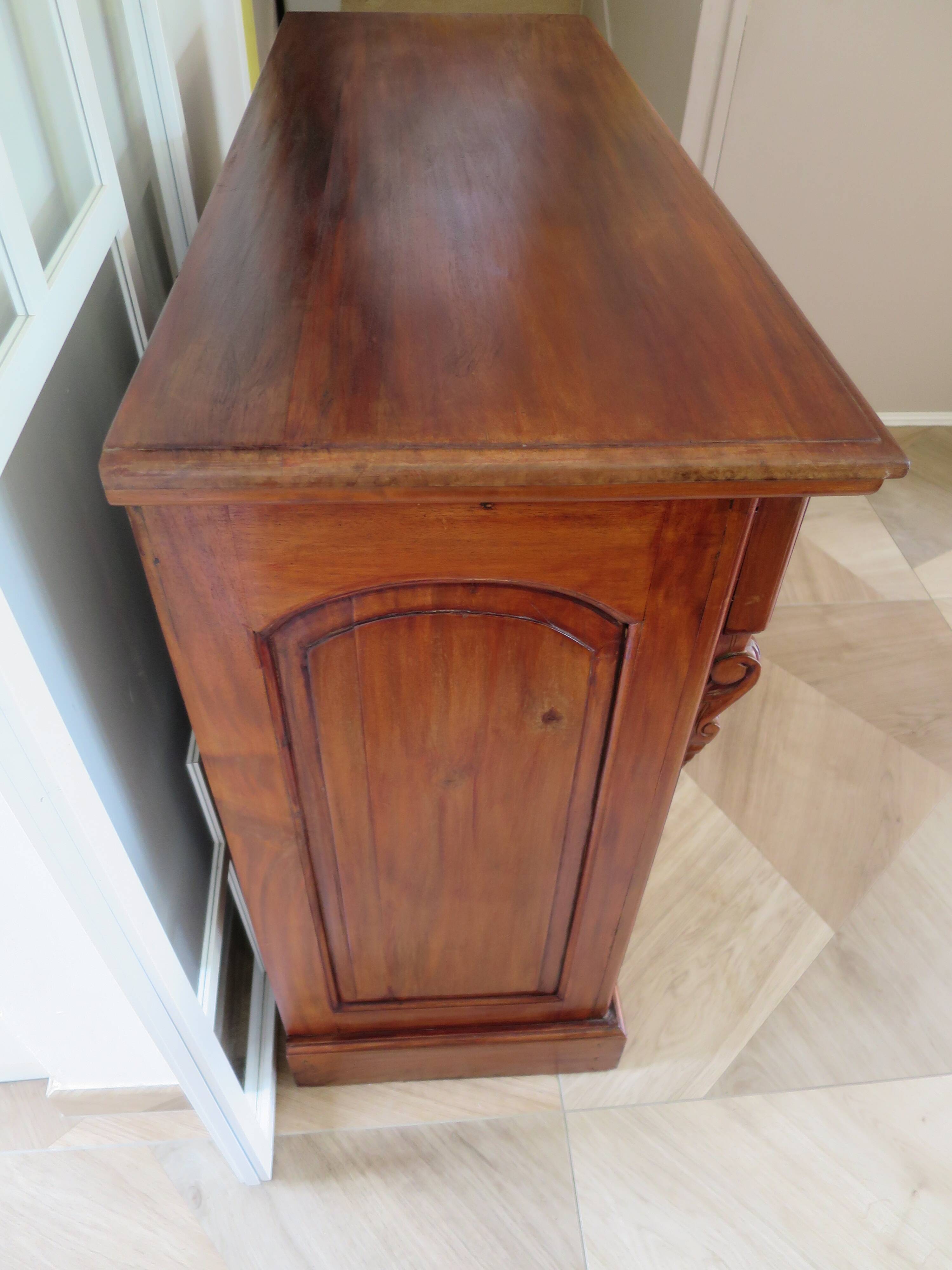 Rare mahogany buffet 2 doors-2 drawers - English style - Sideboard -Kareen Mausfield