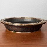 Danish pottery bowl in mid-century Lovemose style, 1960s.
