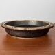 Danish pottery bowl in mid-century Lovemose style, 1960s.