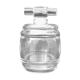 Vintage Baccarat crystal barrel bottle