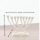 Vintage brass wainberg m8534 israel menora 9 candle holder