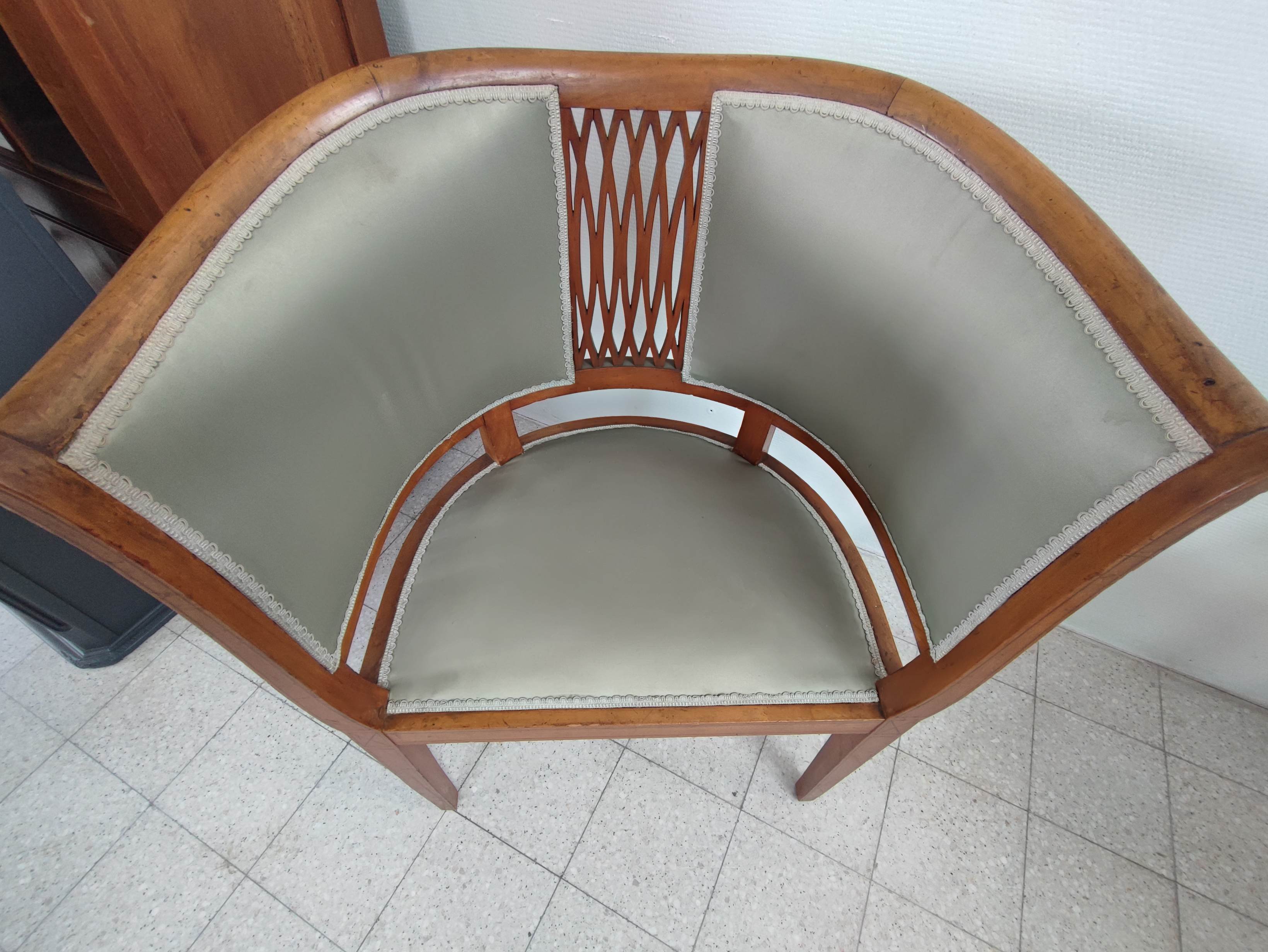 Upholstered armchair