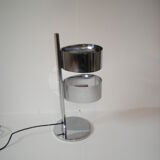 Stainless steel lamp of the 60s - 70s