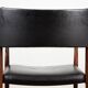Danish Rosewood and Leather Office Chair by Erik Worts 1960.