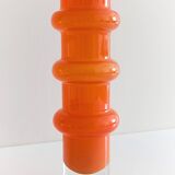 Scandinavian Modern Hooped Glass Vase by Aseda, Sweden 1960s