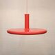 Pink Fog & Morup Optima vintage pendant lamp: Hans Due design, Denmark 1970