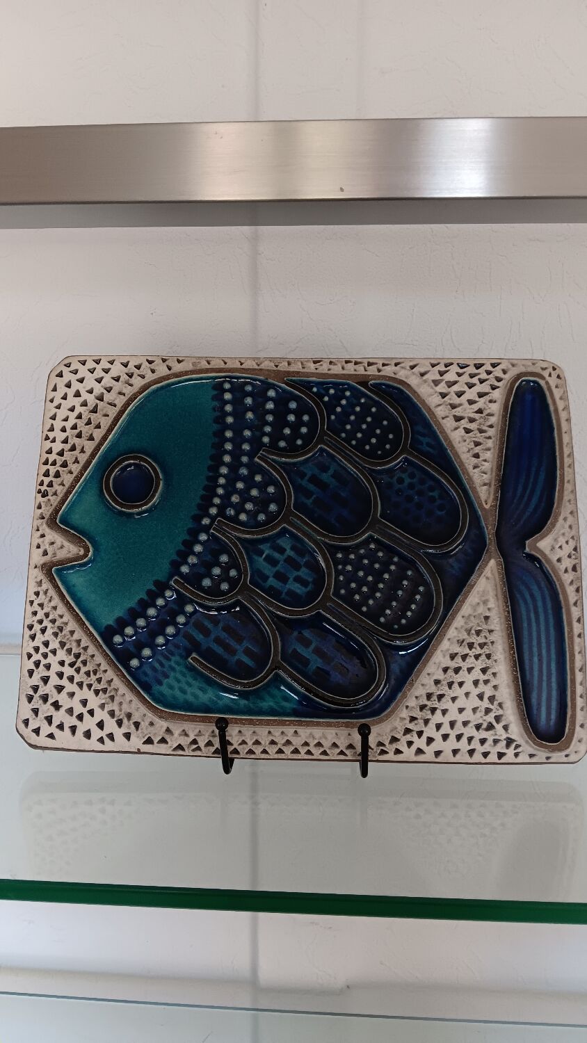 Plaque murale suédoise de Mari Simmulson pour Upsala Ekeby