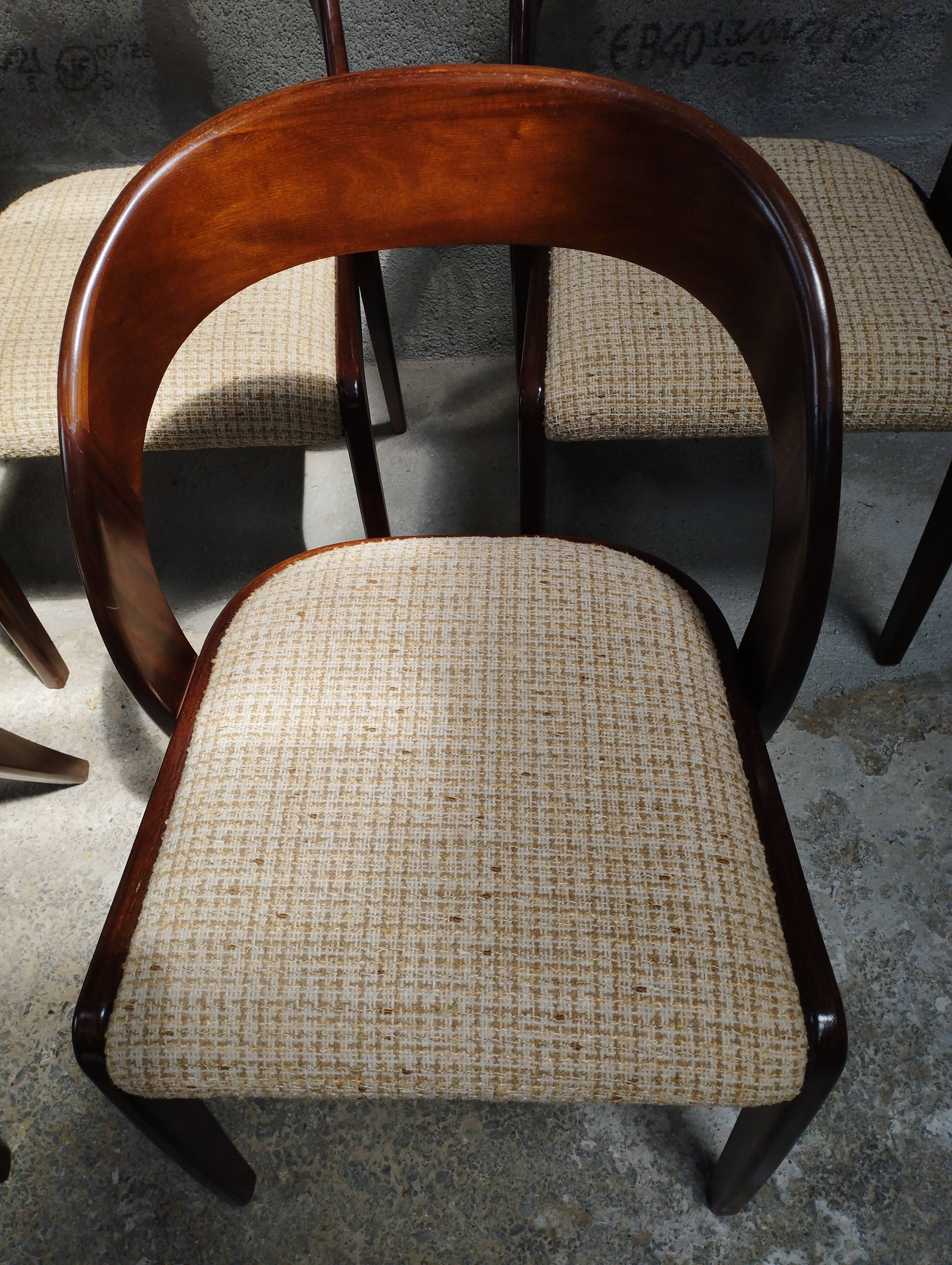 Vintage teak table and chairs set