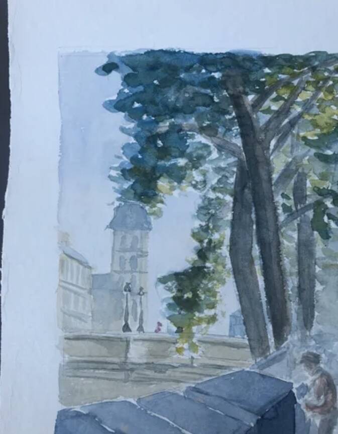 Kiosk on the banks of the Seine