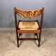 6 chairs rush Wenge Brutalist Mid Century