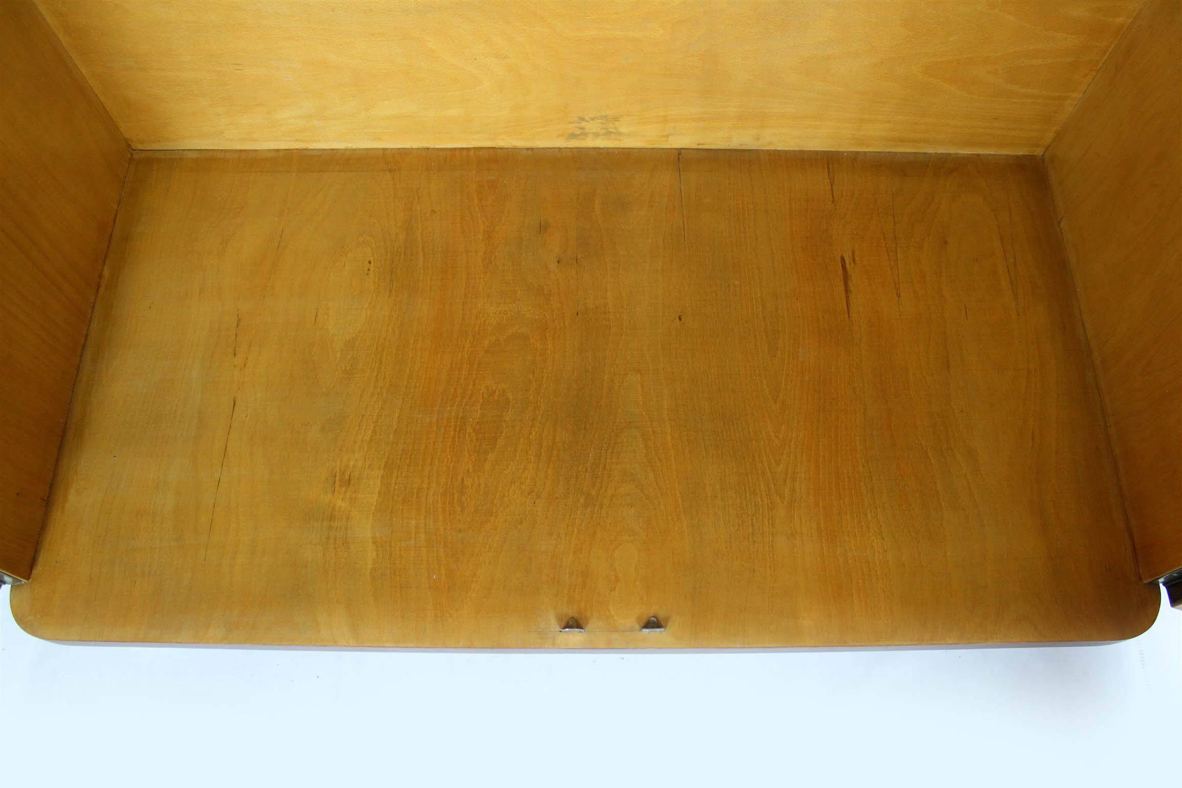 Garde-robe en acier chromé et tubulaire Bauhaus de Hynek Gottwald, années 1940.