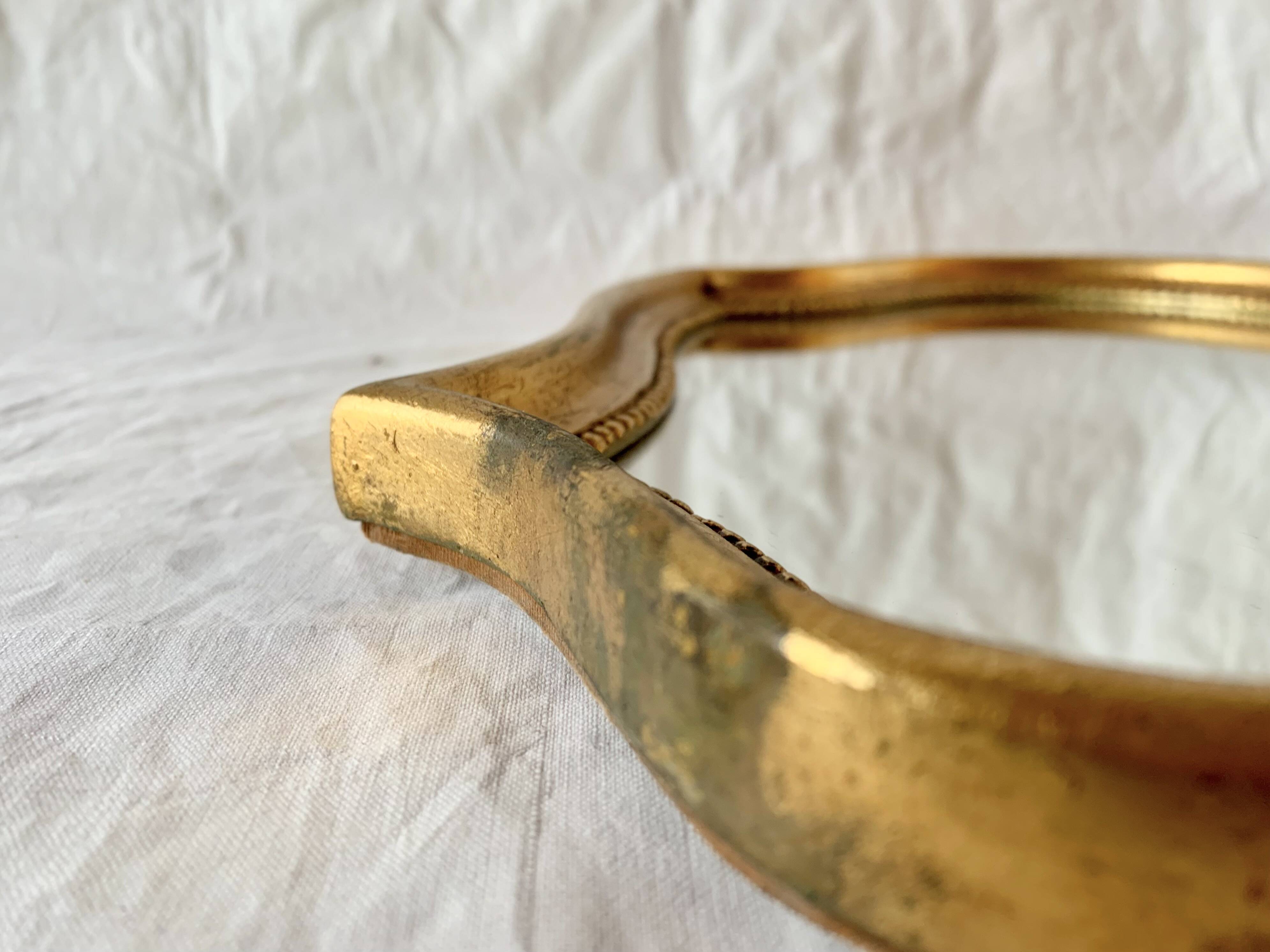 Vintage wall mirror in gilded wood