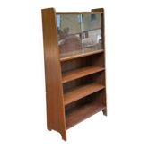 1950s Scandinavian oak display cabinet
