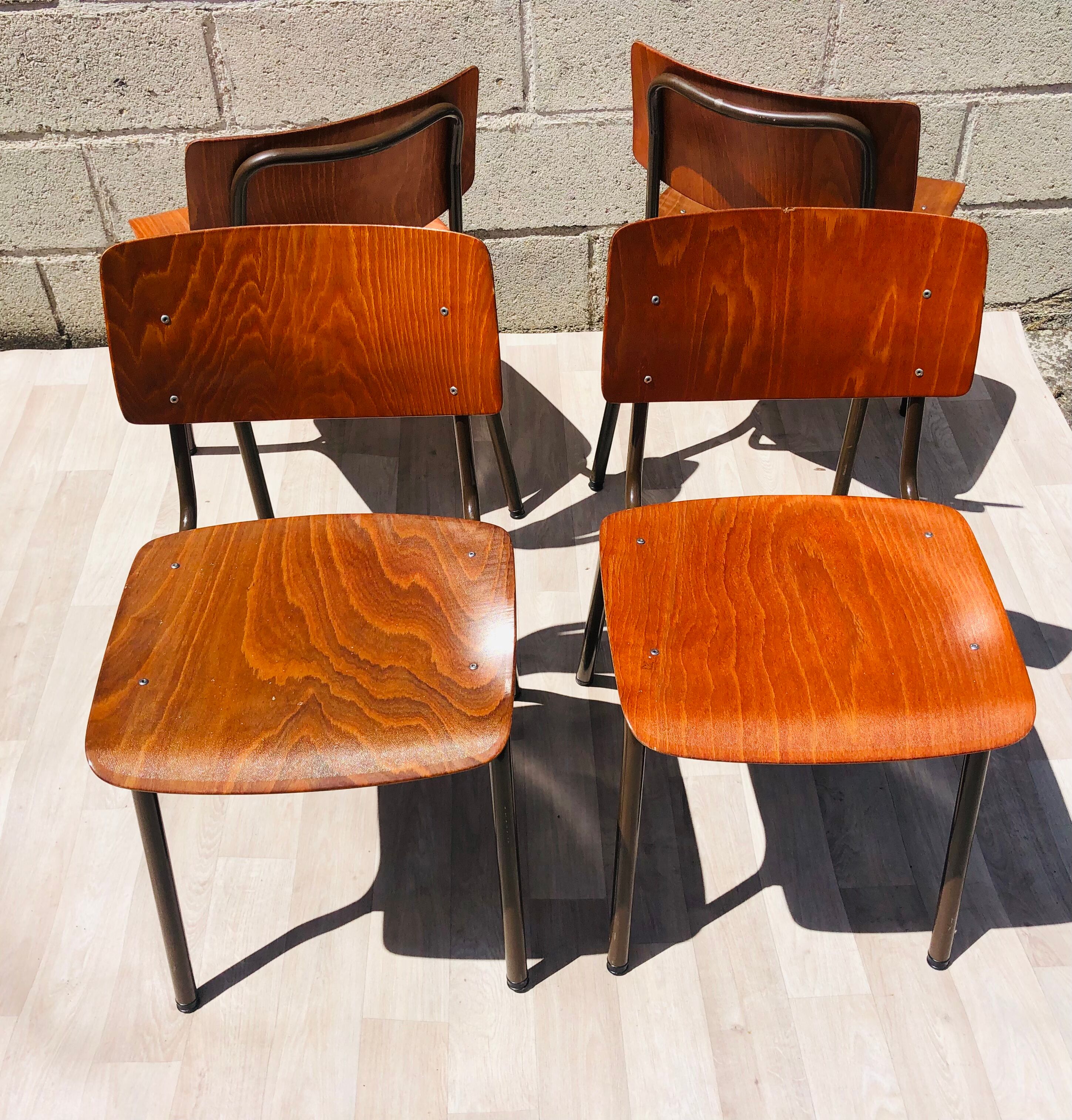 Set of 4 vintage Marko chairs