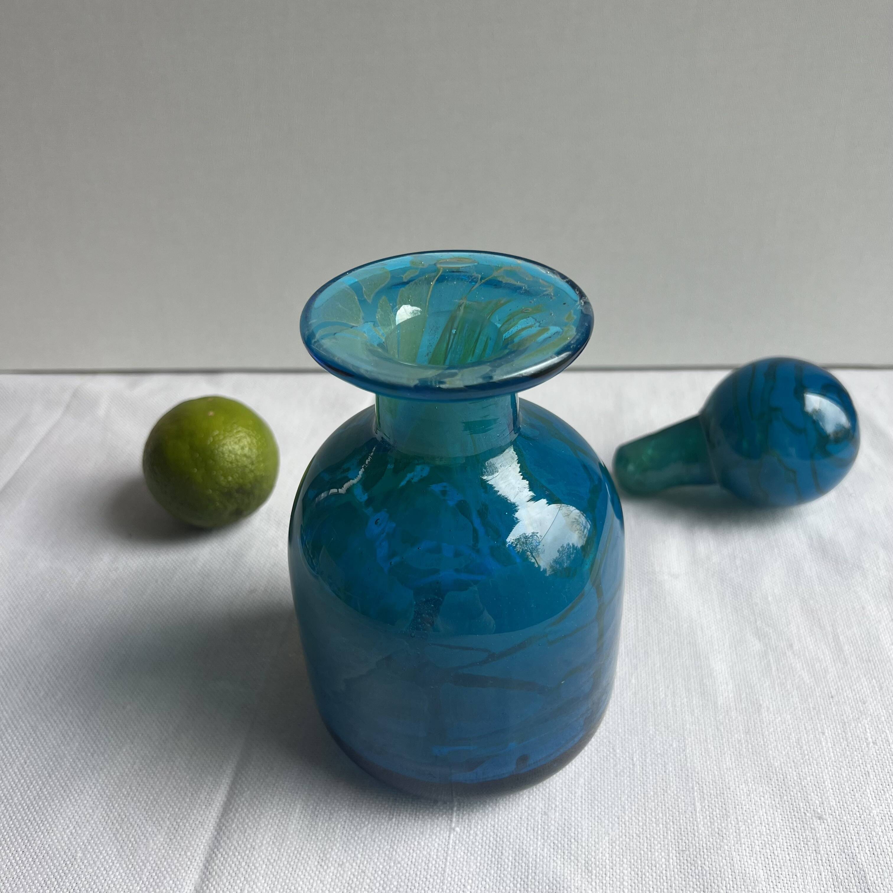 Glass Carafe Mdina Ming Series - Signed Michael Harris Malta 1970