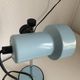 Vintage 1960 Veneta Lumi sky blue desk lamp - 30 cm