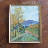 Small oil on panel, signed at the bottom right E. Mouisset.