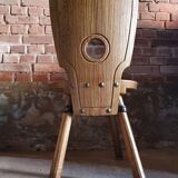 set of two brutalist chairs