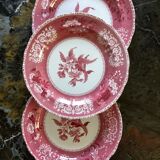 Set of Three ceramic plates Spode England dimension: height -2.5 cm- diameter -26 cm-