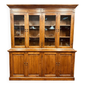 Armoire de bibliothèque en chêne Eichholtz